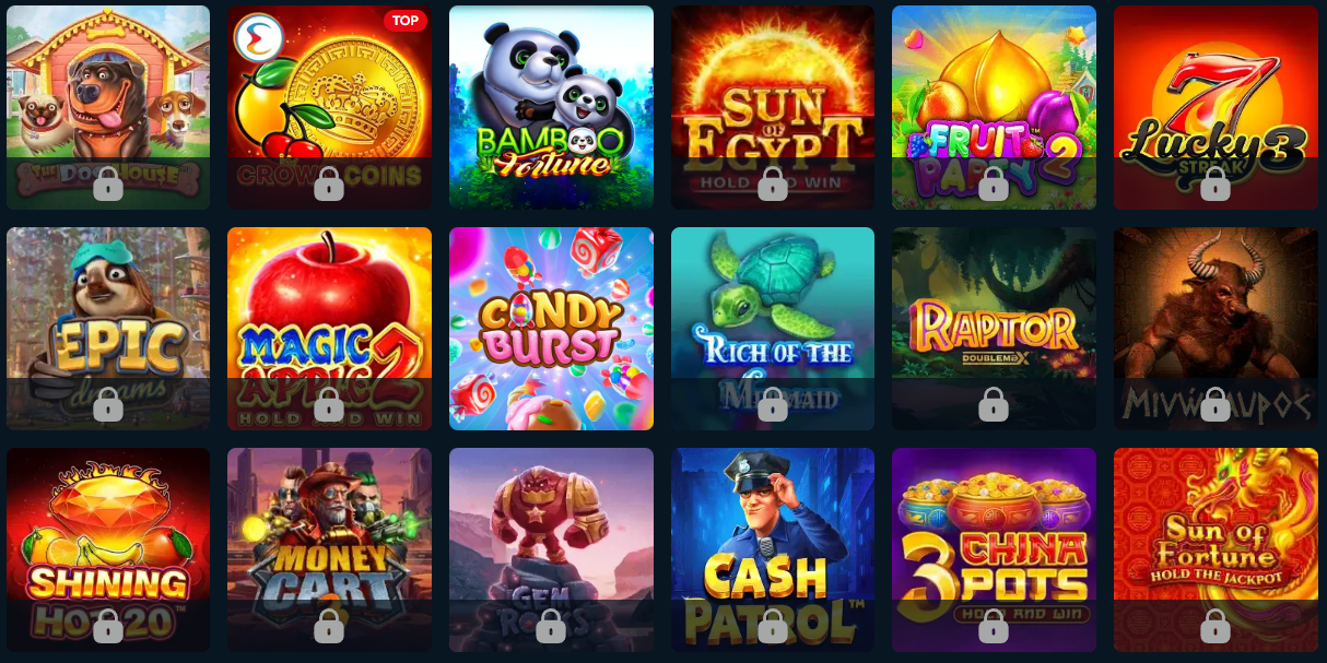 Die Vielfalt der Spiele im Slotier Casino